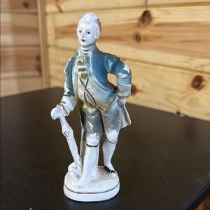 Classic Blue and White Porcelain Figurine